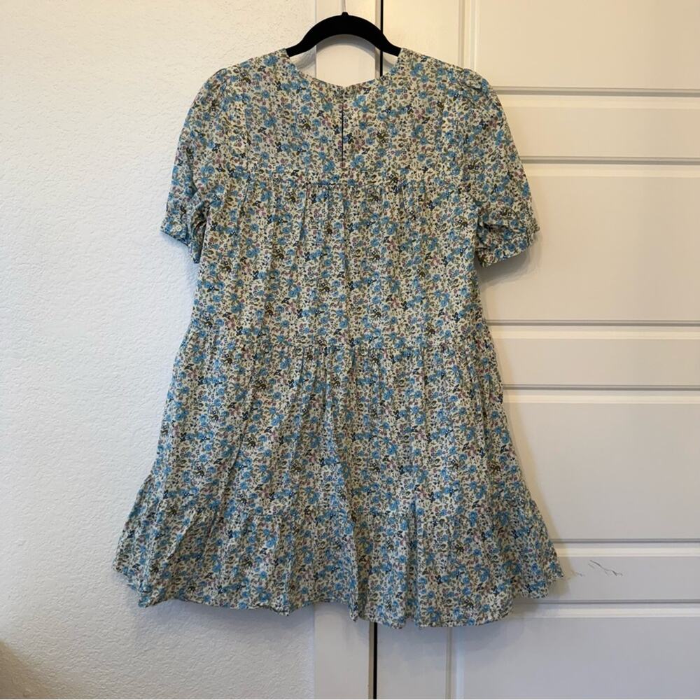 Tuckernuck Mint Green Floral Mini Dress - Picture 6 of 7